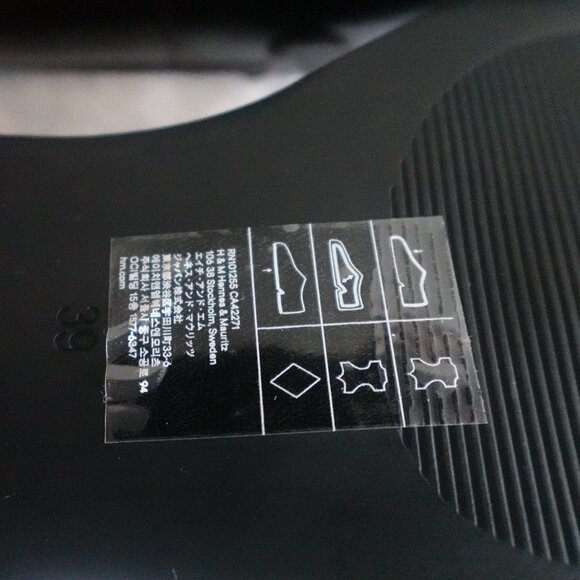 H&M Premium label Burgundy Leather loafers with Gold buckle - Picture 10 of 12